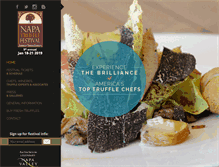 Tablet Screenshot of napatrufflefestival.com
